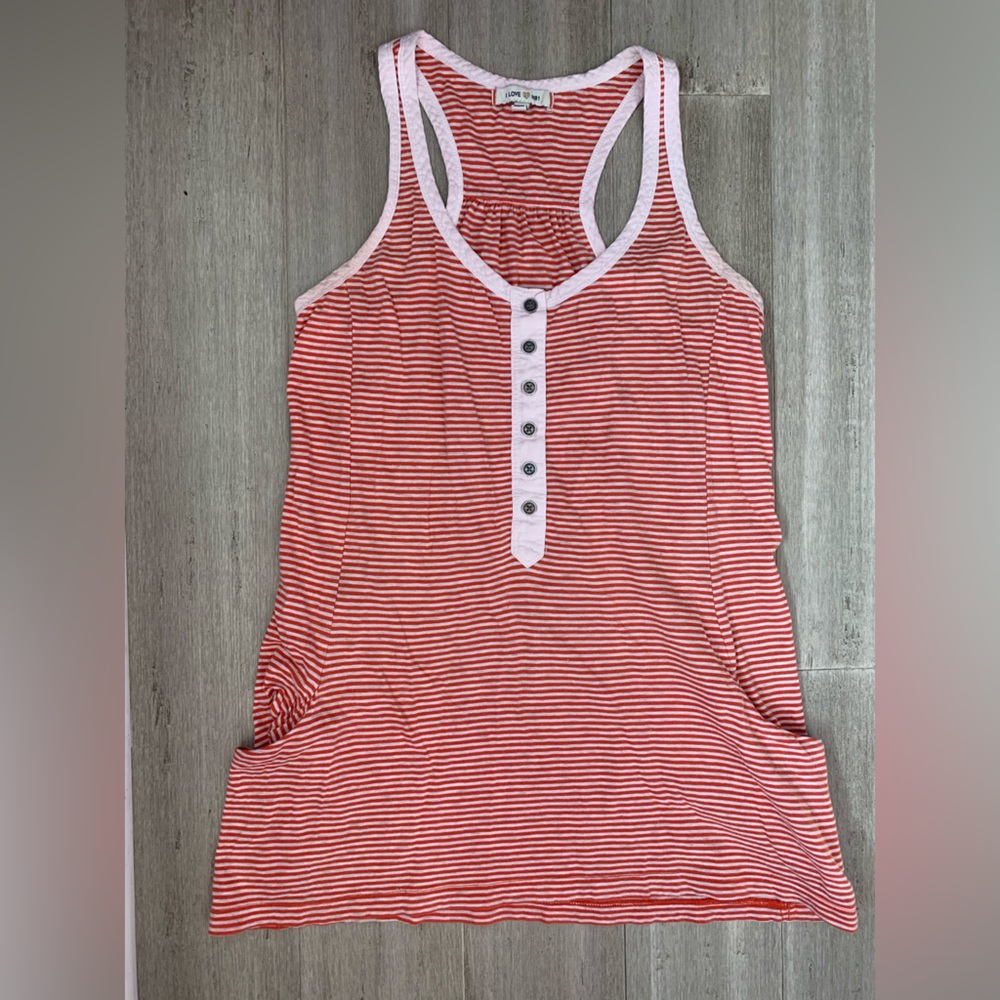 EUC Long tank top with pockets